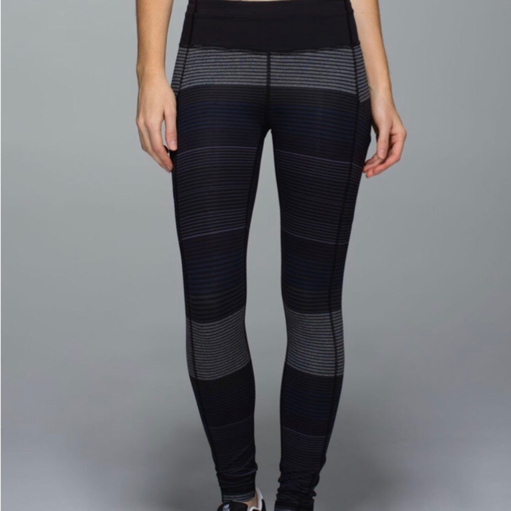 Lululemon RARE Stripe Speed Tight II